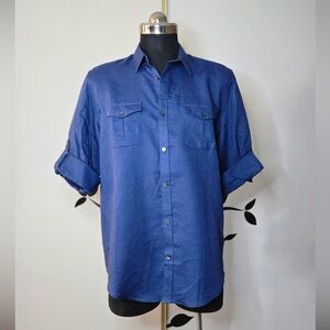 Calvin Klein Linen-Cotton Shirt